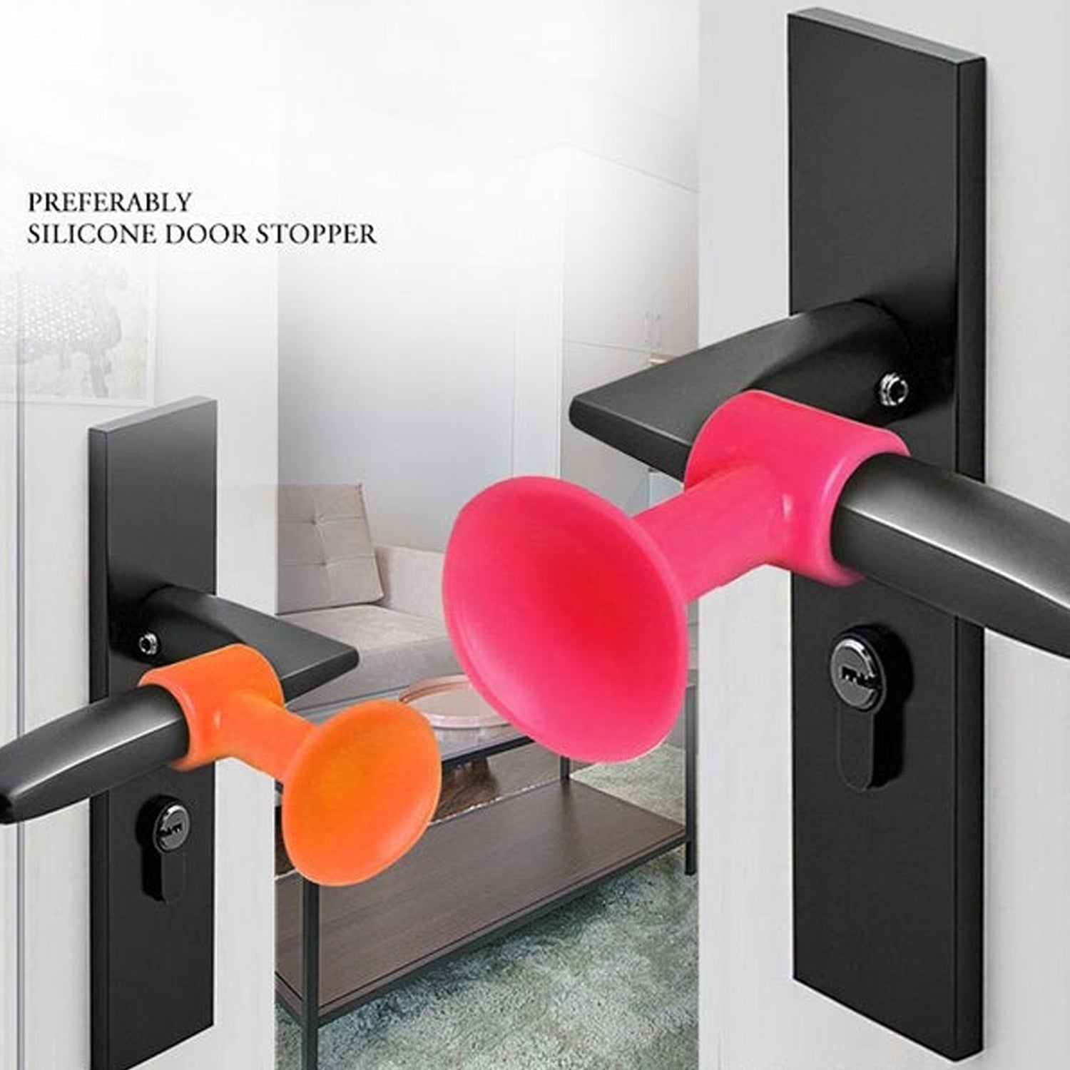 6127 Door Stopper Mini Anti-Collision Silicone Door Handle Crash Pad (Pack of 100Pc) 6127 Door Stopper Mini Anti-Collision Silicone Door Handle Crash Pad (Pack of 100Pc)